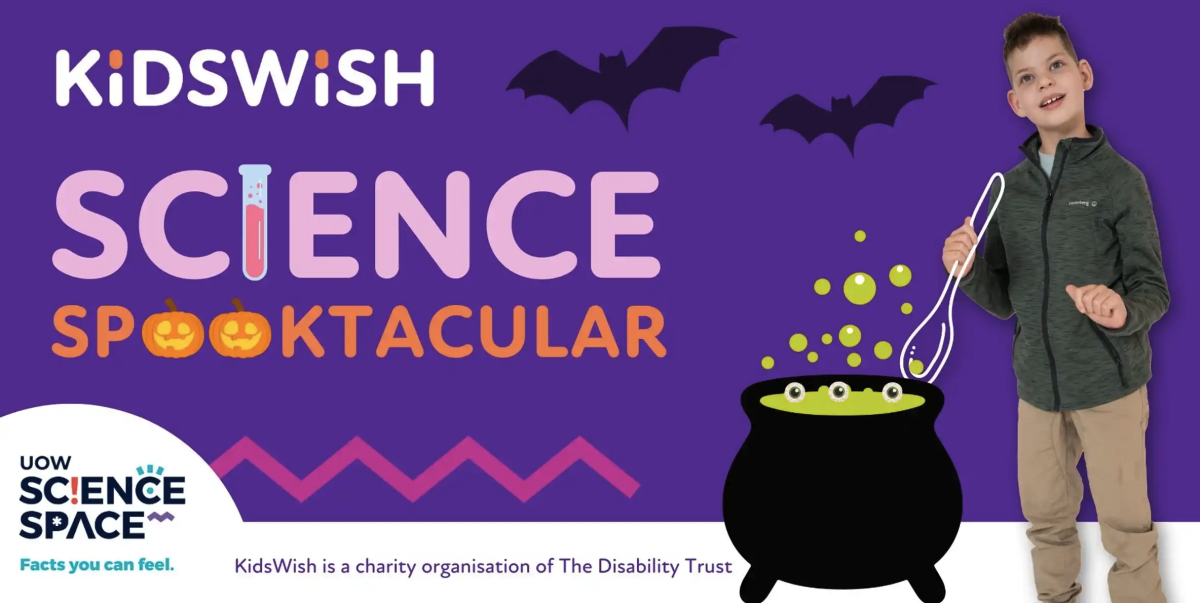 Banner for Kidswish Science Spooktacular